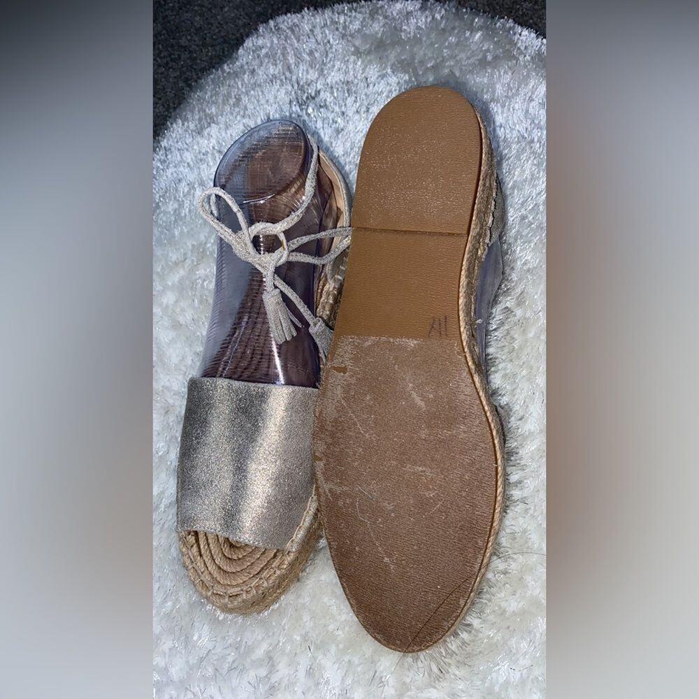 Splendid | Edna Metallic Leather Espadrilles - Picture 3 of 11